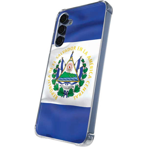 El Salvador Flag Galaxy A35 5G Clear Case